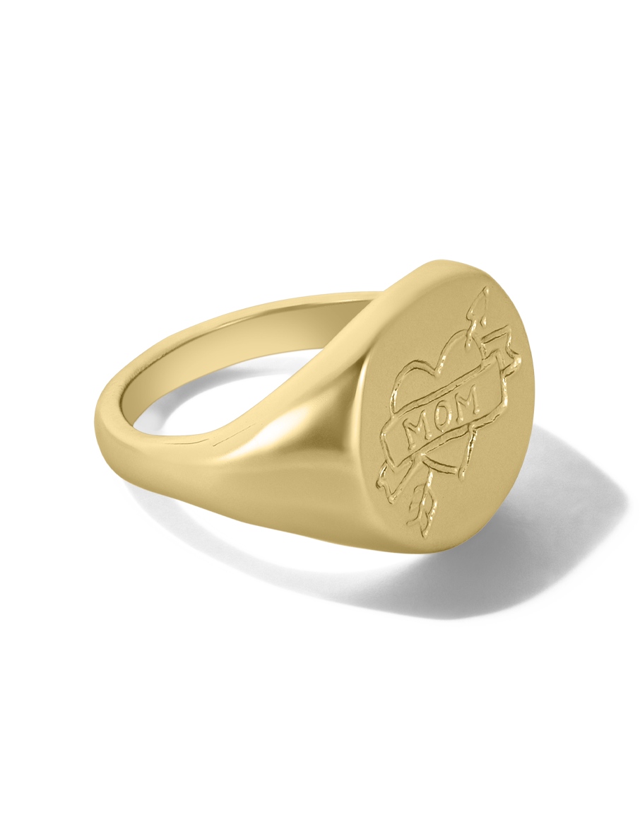 Tattoo Heart Ring