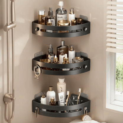 Triangle Shower Caddy Drill Free Wall MountShower Organizer(3PCS)