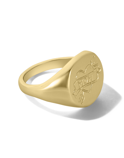 Tattoo Heart Ring